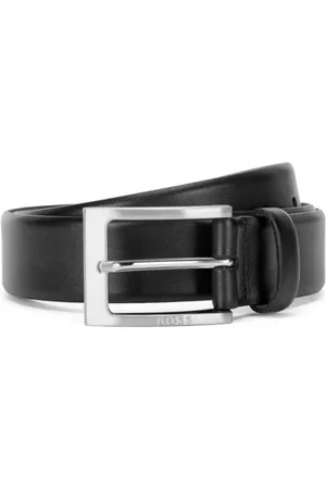 HUGO BOSS Akcesoria, unisex, Czarny, 110 CM, Skóra, Pasek