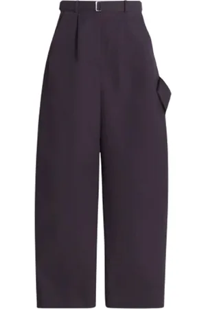 Lanvin Spodnie, Kobieta, Niebieski, XS, Stylowe Spodnie H24