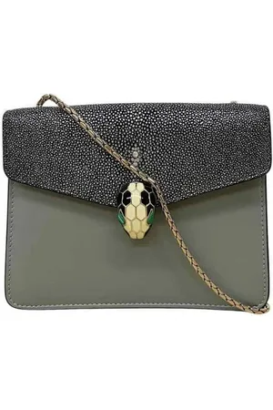 Bvlgari Pre-owned, Kobieta, Szary, ONE SIZE, Skóra, Pre-owned Leather crossbody-bags