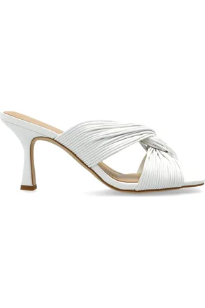 Michael Kors Buty, Kobieta, Biały, 37 EU, Klapki na obcasie `Alessia`