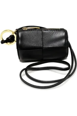 Bottega Veneta Pre-owned, Kobieta, Czarny, ONE SIZE, Skóra, Pre-owned Leather crossbody-bags