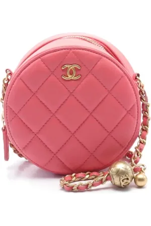 CHANEL Pre-owned, Kobieta, Różowy, ONE SIZE, Skóra, Pre-owned Leather crossbody-bags
