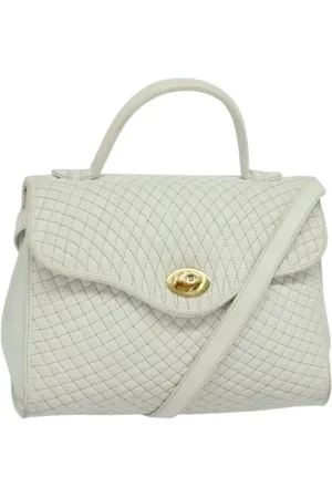 Bally Pre-owned, Kobieta, Biały, ONE SIZE, Skóra, Pre-owned Skórzane torebki