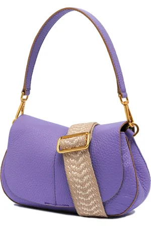 Gianni chiarini Torebki, Kobieta, Fioletowy, ONE SIZE, Len, Helena Round