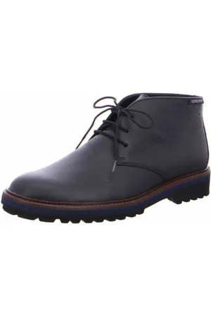 Mephisto Buty, Mężczyzna, Czarny, 43 1/2 EU, Eleganckie Buty na Sznurowadła