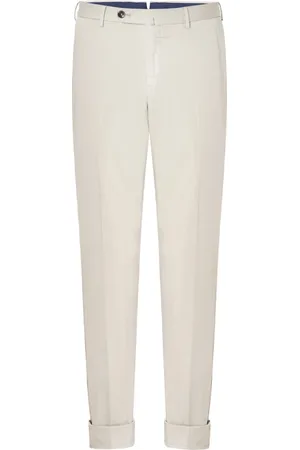 PT Torino Spodnie, Mężczyzna, Szary, L, Slim stretch gabardine trousers