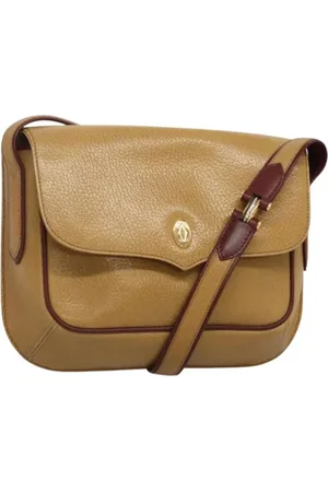 Cartier Pre-owned, Kobieta, Żółty, ONE SIZE, Skóra, Pre-owned skórzane torby na ramię