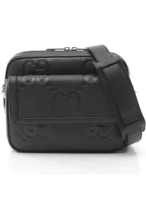 Gucci Pre-owned, Mężczyzna, Czarny, ONE SIZE, Skóra, Pre-owned Leather crossbody-bags