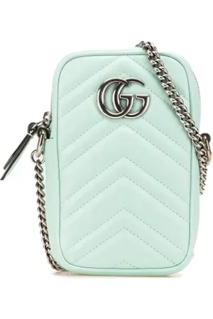 Gucci Pre-owned, Kobieta, Zielony, ONE SIZE, Skóra, Pre-owned Leather crossbody-bags