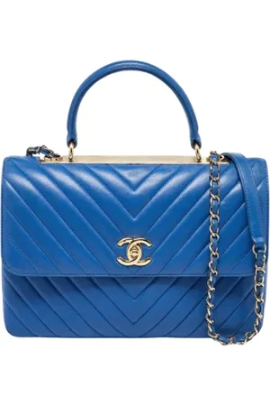 CHANEL Pre-owned, Kobieta, Niebieski, ONE SIZE, Pre-owned Leather chanel-bags