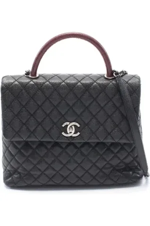 CHANEL Pre-owned, Kobieta, Czarny, ONE SIZE, Skóra, Pre-owned Skórzane torebki