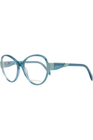 Emilio Pucci Akcesoria, Kobieta, Zielony, ONE SIZE, Zielone Okulary Optyczne Dla Kobiet Styl Motyla