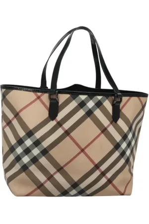 Burberry Pre-owned, Kobieta, Beżowy, ONE SIZE, Skóra, Pre-owned Skórzane torebki
