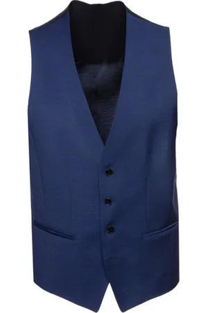 HUGO BOSS Kurtki, Mężczyzna, Niebieski, L, Stylowa Kurtka Weste