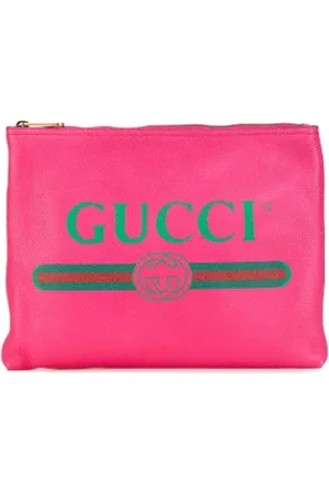 Gucci Pre-owned, Kobieta, Różowy, ONE SIZE, Skóra, Pre-owned Leather clutches