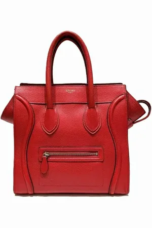 Céline Pre-owned, Kobieta, Czerwony, ONE SIZE, Skóra, Pre-owned Leather totes