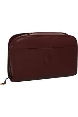 Cartier Pre-owned, Kobieta, Czerwony, ONE SIZE, Skóra, Pre-owned Leather clutches