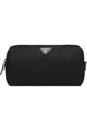 Prada Torebki, Kobieta, Czarny, ONE SIZE, Nylon, Nylonowa Kosmetyczka z Logo
