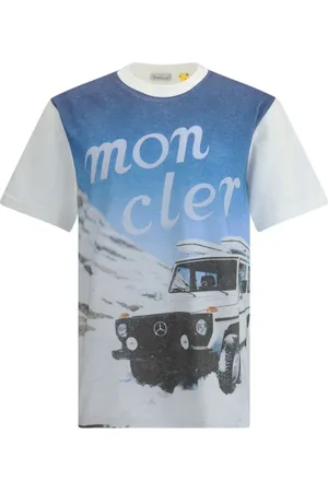 Moncler Koszulki, Mężczyzna, Wielobarwność, L, Mercedes-Benz przez Nigo T-shirt