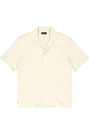 Butcher of Blue Koszule, Mężczyzna, Beżowy, S, Ripley Structure Shirt Koszulka z Krótkim Rękawem