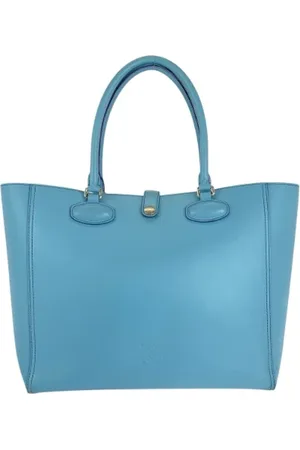 Loewe Pre-owned, Kobieta, Niebieski, ONE SIZE, Skóra, Pre-owned Skórzane torebki