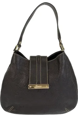 Gucci Pre-owned, Kobieta, brązowy, ONE SIZE, Skóra, Pre-owned Leather gucci-bags
