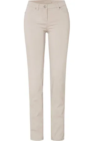 Toni Spodnie, Kobieta, Szary, L, Spodnie Slim Fit Perfect Shape