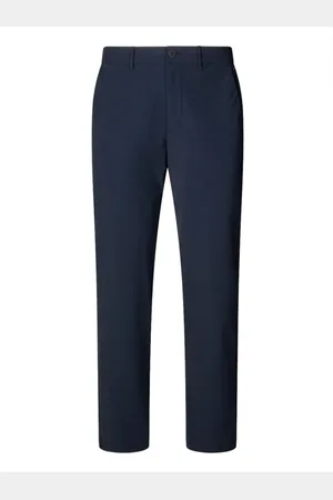 save the duck Spodnie, Mężczyzna, Niebieski, W32, Niebieskie Spodnie Chino Slim Fit
