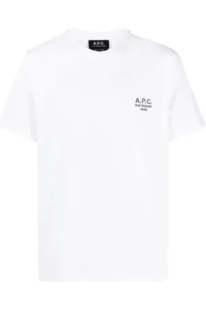 A.P.C. Koszulki, Mężczyzna, Biały, M, Bawełna, Raymond T-Shirt