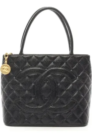 CHANEL Pre-owned, Kobieta, Czarny, ONE SIZE, Skóra, Pre-owned Leather totes