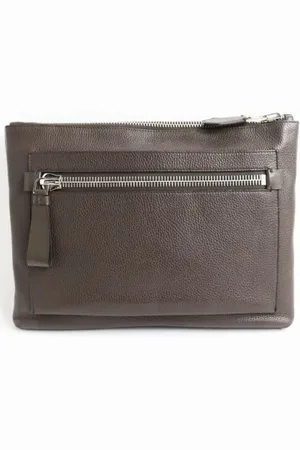 Tom Ford Pre-owned, Kobieta, brązowy, ONE SIZE, Skóra, Pre-owned Leather clutches