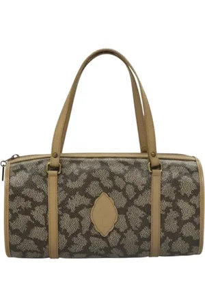 Saint Laurent Pre-owned, Kobieta, Szary, ONE SIZE, Skóra, Pre-owned Skórzane torebki