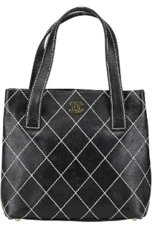 CHANEL Pre-owned, Kobieta, Czarny, ONE SIZE, Skóra, Pre-owned Leather totes