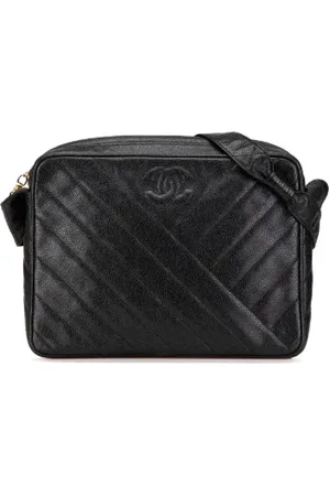 CHANEL Pre-owned, Kobieta, Czarny, ONE SIZE, Skóra, Pre-owned Leather crossbody-bags