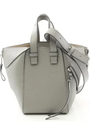 Loewe Pre-owned, Kobieta, Szary, ONE SIZE, Skóra, Pre-owned Skórzane torebki