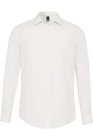Hatico Koszule, Mężczyzna, Biały, S, City Black Casual Koszula