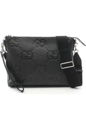 Gucci Pre-owned, Mężczyzna, Czarny, ONE SIZE, Skóra, Pre-owned Leather crossbody-bags