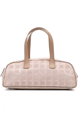 CHANEL Pre-owned, Kobieta, Beżowy, ONE SIZE, Nylon, Pre-owned Nylon handbags