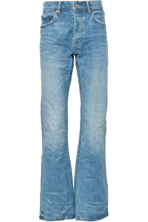 Purple Brand Jeansy, Mężczyzna, Niebieski, W31, Niebieskie Dżinsy Bootcut