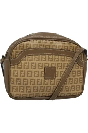 Fendi Pre-owned, Kobieta, Beżowy, ONE SIZE, Skóra, Pre-owned Leather fendi-bags