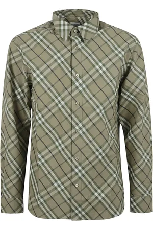 Burberry Koszule, Mężczyzna, Zielony, M, Koszule casualowe dla mężczyzn