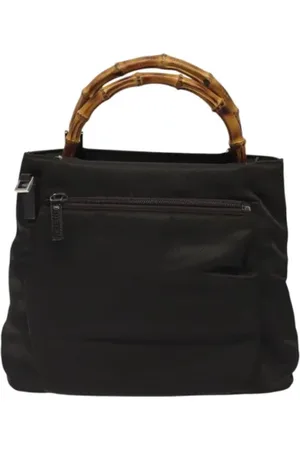Gucci Pre-owned, Kobieta, brązowy, ONE SIZE, Nylon, Pre-owned Nylon gucci-bags