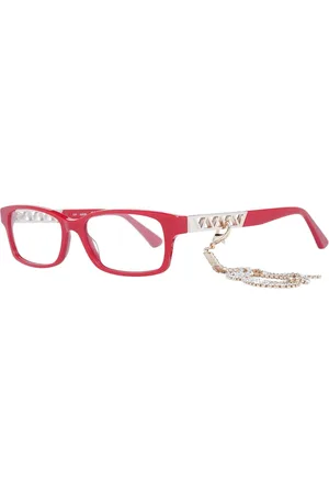 Guess Akcesoria, Kobieta, Czerwony, ONE SIZE, Czerwone Okulary Optyczne Damskie Stylowe