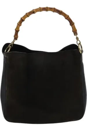 Gucci Pre-owned, Kobieta, brązowy, ONE SIZE, Skóra, Pre-owned Suede handbags