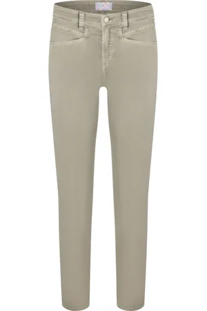 Cambio Jeansy, Kobieta, Beżowy, S, Czasowe Skinny Jeansy z Pina Seam