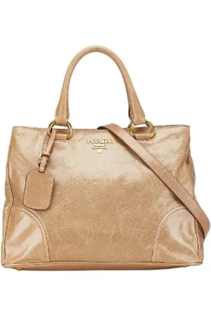 Prada Pre-owned, Kobieta, Beżowy, ONE SIZE, Skóra, Pre-owned Leather prada-bags