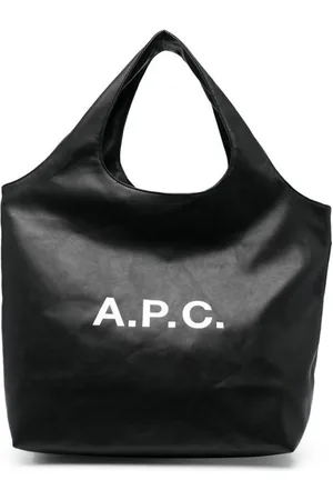 A.P.C. Torebki, Mężczyzna, Czarny, ONE SIZE, Skóra, Czarna Sztuczna Skóra Bum Bag