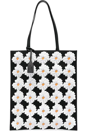 Moschino Torebki, Kobieta, Czarny, ONE SIZE, Czarna torba z podwójną rączką i zawieszką