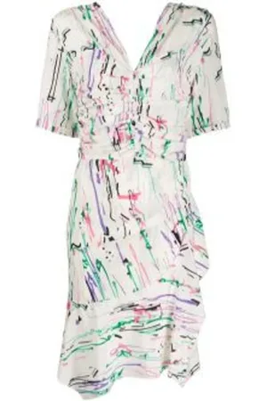 Isabel Marant Sukienki, Kobieta, Wielobarwność, M, Elegancka Sukienka