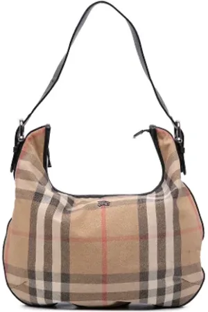 Burberry Pre-owned, Kobieta, brązowy, ONE SIZE, Pre-owned Canvas shoulder-bags